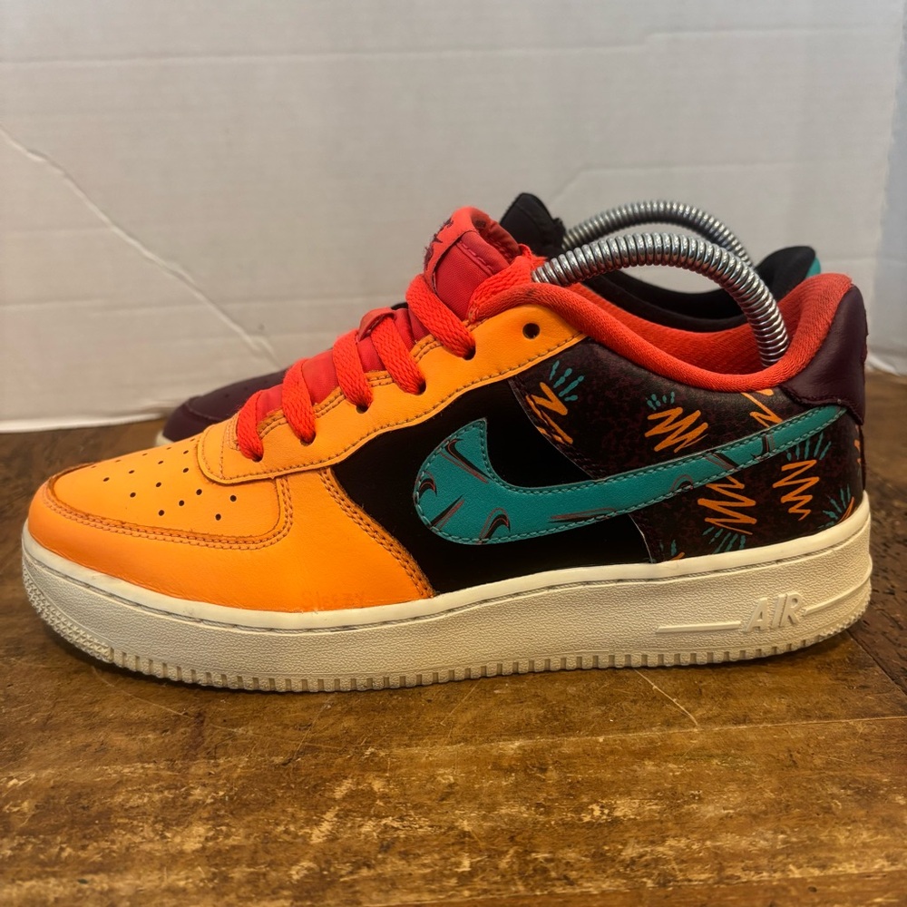 Nike Air Force 1 LV8 GS Low "What The 90s" Multicolor Way AT3407-600 Size 7Y - Picture 3 of 11